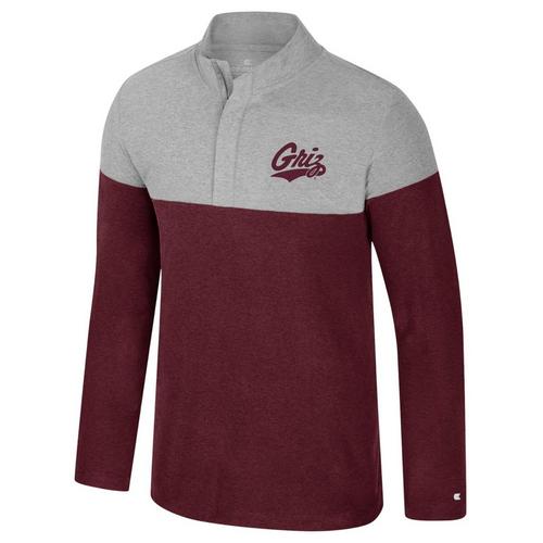 Colosseum Montana Grizzlies Leto Long Sleeve 1/4 Zip - Primary Image