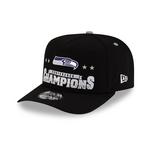 New Era Seattle Seahawks 9FIFTY A-Frame NFC Conference Champions Snapback Hat - Thumbnail 1 of 5