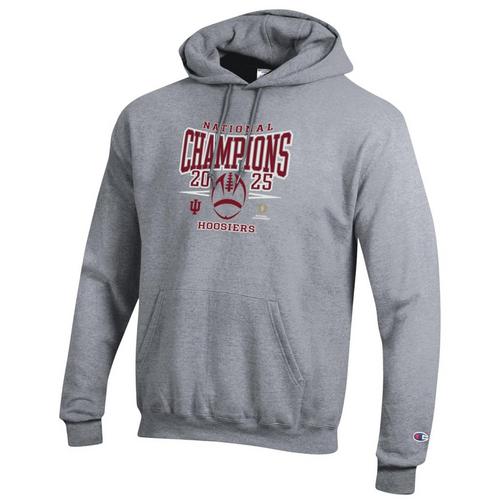 Champion Indiana Hoosiers National Champions Eco Powerblend Hood Hoodie - Primary Image