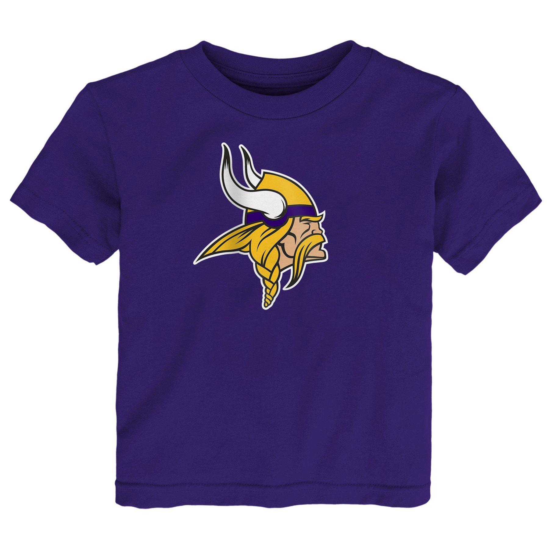 Toddler Outerstuff Purple Minnesota Vikings Primary Logo T-Shirt