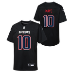 Nike Kids' New England Patriots Drake Maye #10 Carbon Jersey - Thumbnail 1 of 3