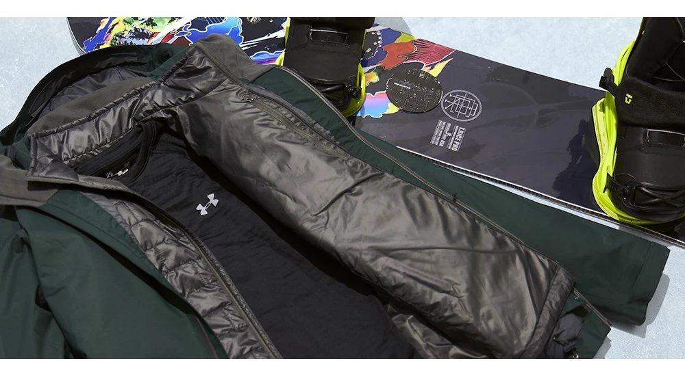 an Under Armour base layer under an outerlayer