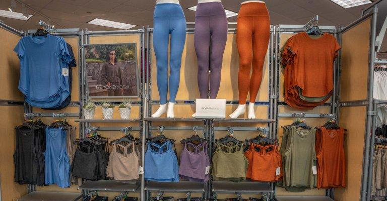 a selection of womens clothing on display at st. cloud scheels