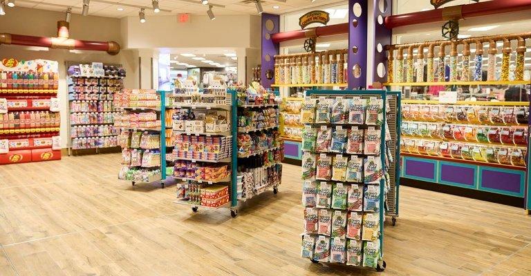 the Fuzziwig's Candy Factory at a SCHEELS location