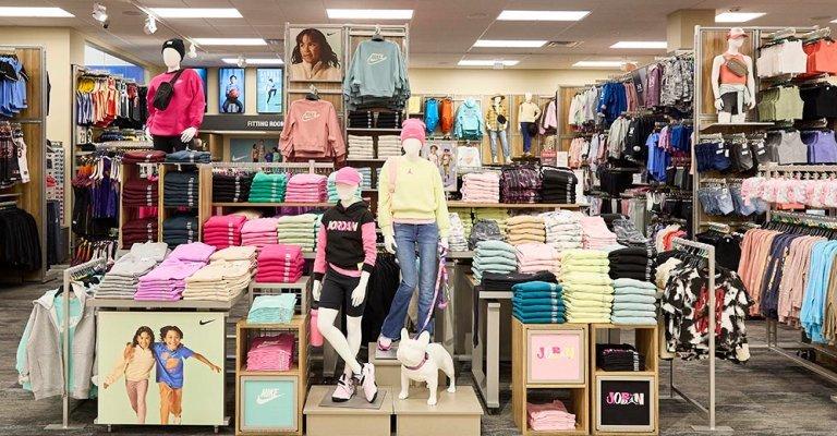 girls clothing display at a SCHEELS store location