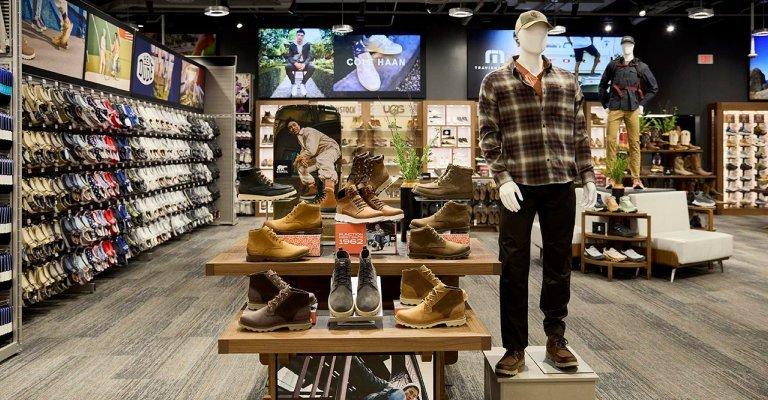 men's footwear display at a SCHEELS store location