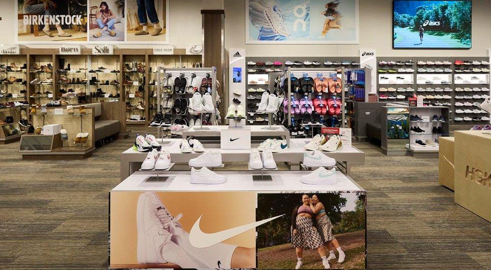 footwear display at a SCHEELS store location