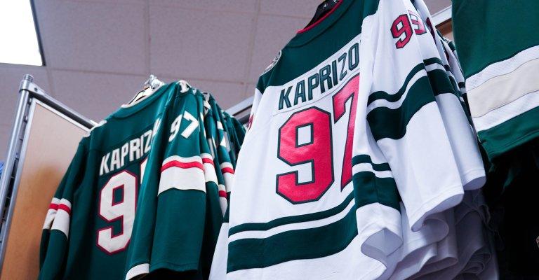 A variety of Minnesota Wild fan gear on display at SCHEELS.