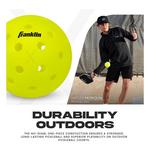 Franklin Sports X-40 Outdoor Pickleball Balls - 3 Pack - Thumbnail 4 of 9