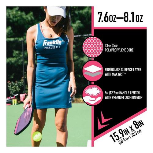 Franklin CM Signature Fiberglass Pickleball Paddle with MaxGrit - Primary Image