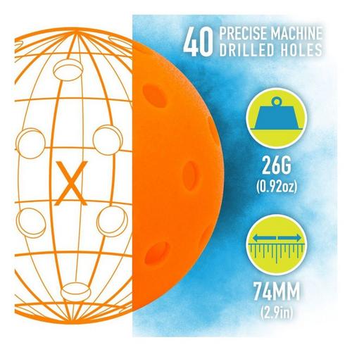 Franklin Sports X-40 Outdoor Pickleball Balls - 3 Pack - Primary Image