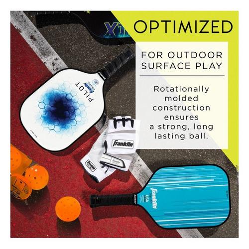 Franklin Sports X-40 Outdoor Pickleball Balls - 3 Pack - Primary Image