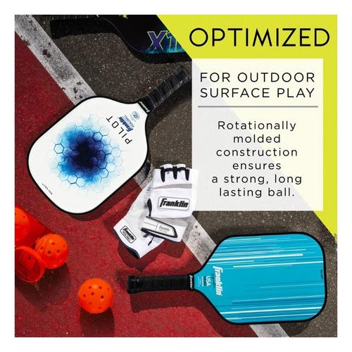 Franklin Sports X-40 Outdoor Pickleball Balls - 3 Pack - Primary Image