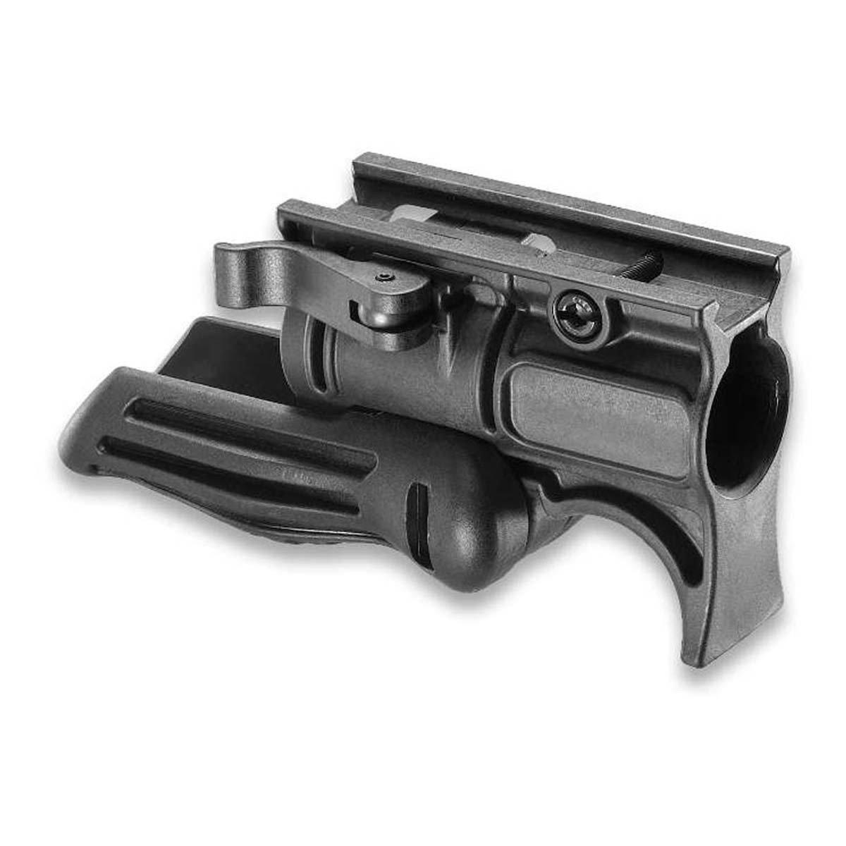FAB Defense FFGS-1 Integrated Folding Foregrip and 1 Inch Flashlight Mount - FAB Defense