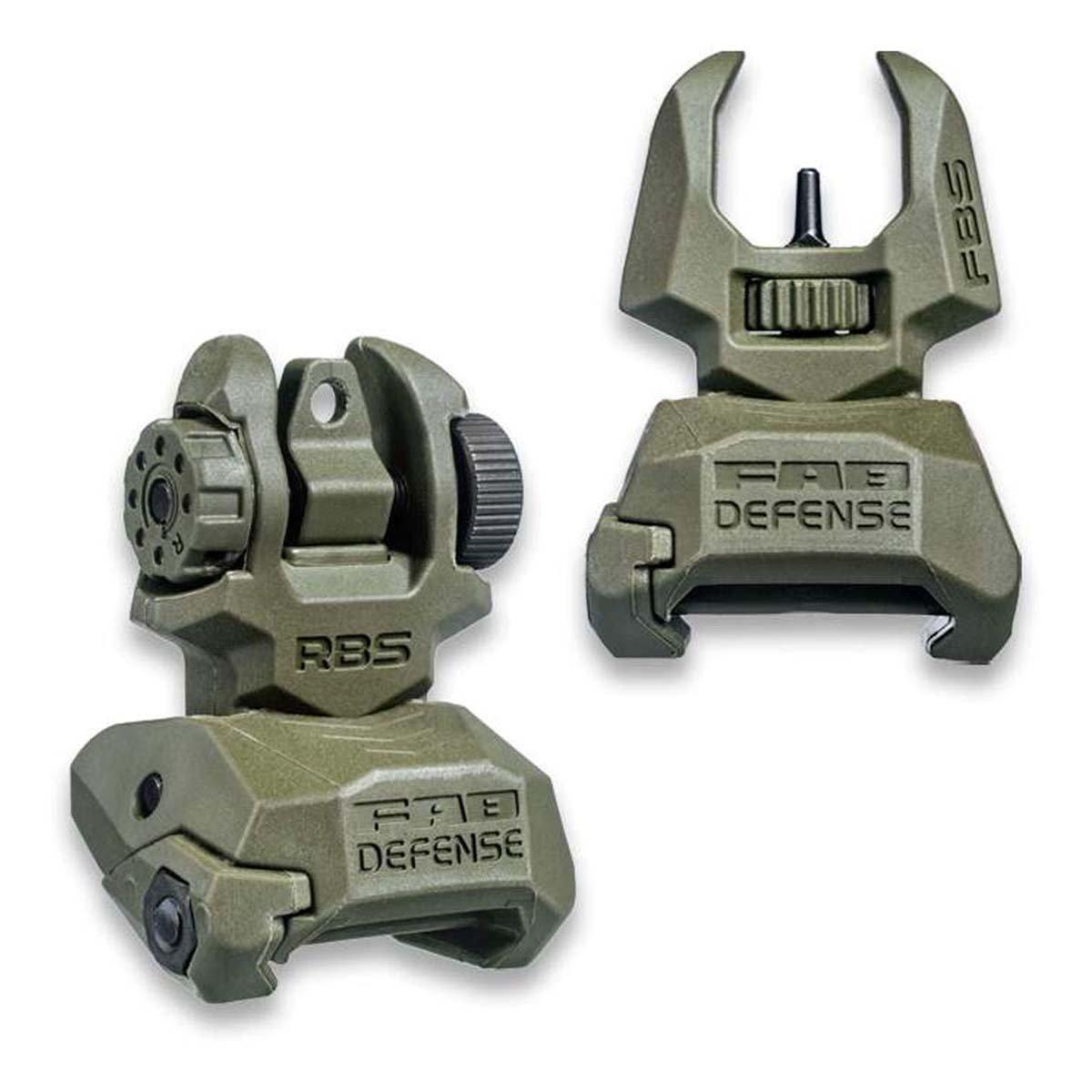 FAB Defense Front and Rear Set of Flip-up Sights - FAB Defense