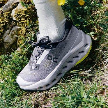 On trail shoes