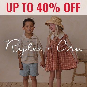 up to 40% Off shop rylee + Cru