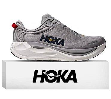 Hoka Logo and Hoka Gaviota 6 Sneakers