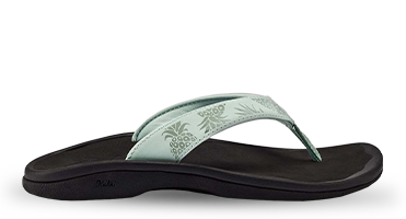 black and green flip flop