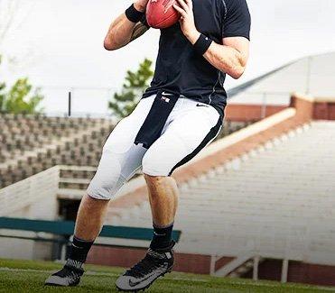 Lifestyle image of football player