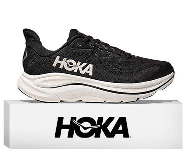 Hoka Logo and Clifton 10 Sneakers