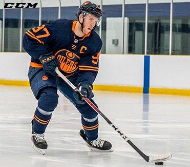 Lifestyle image of senior hockey player