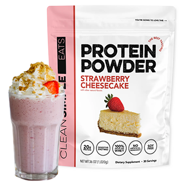Strawberry cheesecake protein powder