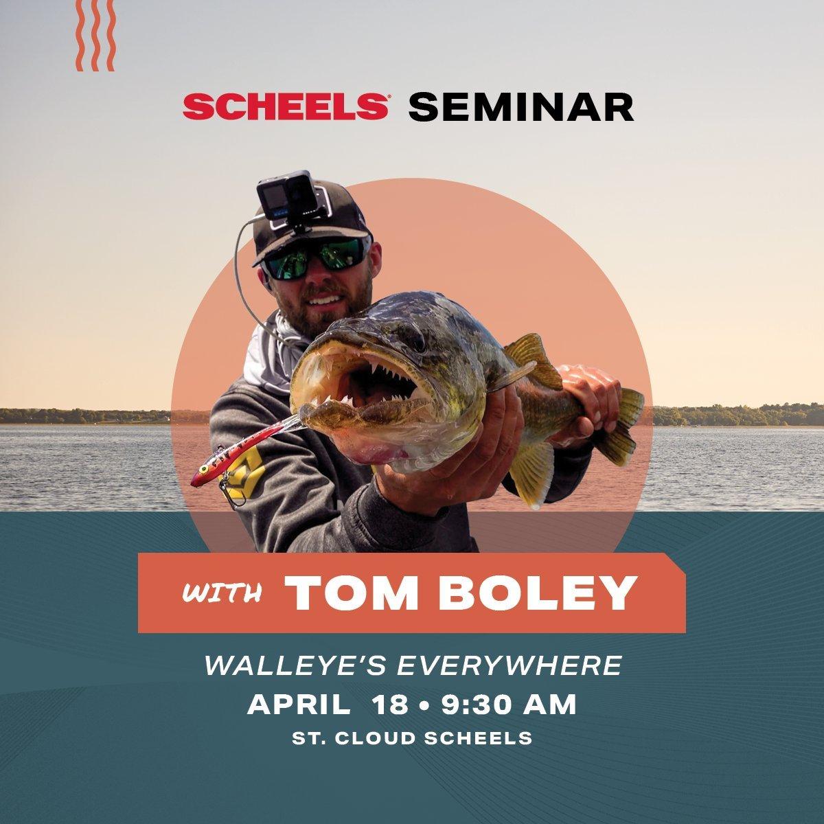 St Cloud SCHEELS Tom Boley Walleye's Everywhere Seminar 2026