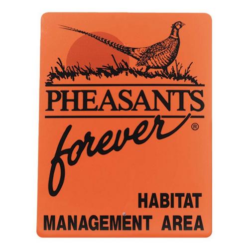 Pheasants Forever Habitat Management Area Sign - Primary Image