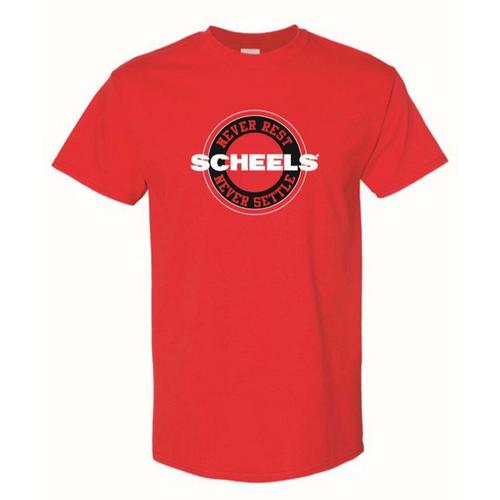 Men's Decom Scheels Never Rest Never Settle T-Shirt - Primary Image
