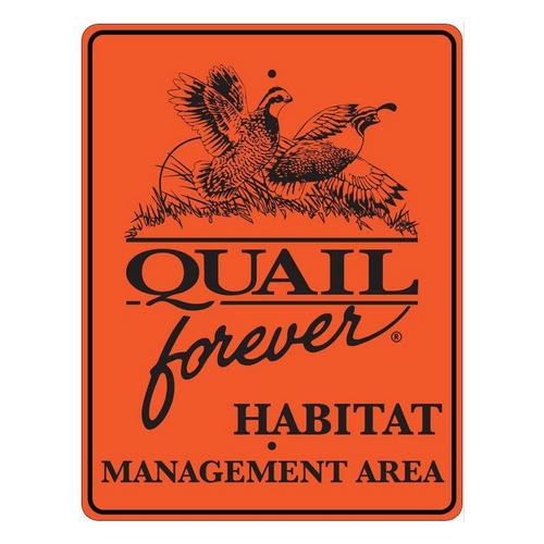 Quail Forever Habitat Management Area Sign - Primary Image