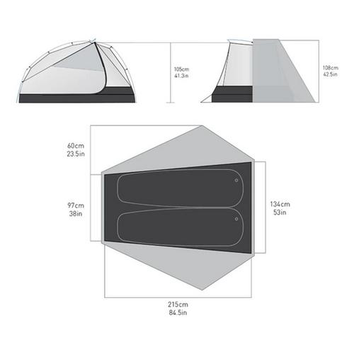 Sea To Summit Alto Plus Semi-Free Standing 2 Person Ultralight Tent - Primary Image
