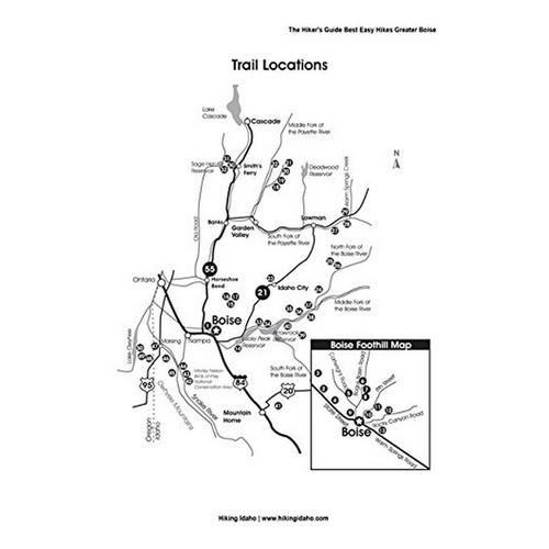 The Hiker's Guide Best Easy Hikes Greater Boise Book - Primary Image
