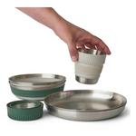Sea To Summit Detour Stainless Steel Collapsible Dinnerware Set (6 Piece) - Thumbnail 4 of 6