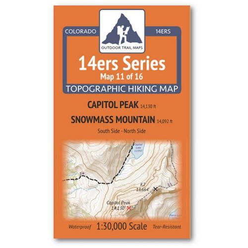Outdoor Trail Maps Capitol, Snowmass Map - Primary Image