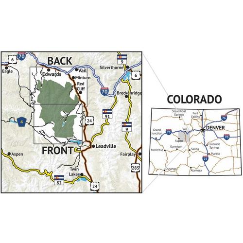 Outdoor Trail Maps Holy Cross Wilderness Map - Primary Image