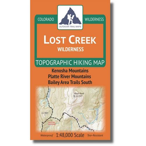 Outdoor Trail Maps Lost Creek Wilderness Map - Primary Image