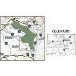 Outdoor Trail Maps Lost Creek Wilderness Map - Thumbnail 2 of 2