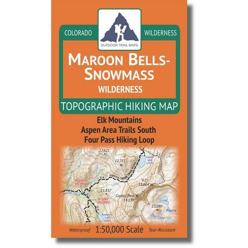 Outdoor Trail Maps Maroon Bells-Snowmass Wilderness Map - Primary Image
