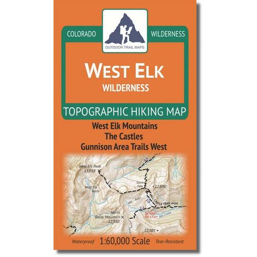 Outdoor Trail Maps West Elk Wilderness Map - Primary Image