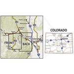Outdoor Trail Maps Pikes Peak and Colorado Springs Topographic Hiking Map - Thumbnail 2 of 2