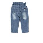 Toddler Girls' Little Bipsy Paperbag Waist Relaxed Fit Straight Jeans - Thumbnail 2 of 4