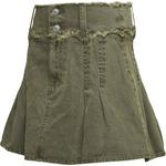 Girls' Love Daisy Raw Edge Pleated Skirt - Thumbnail 1 of 2