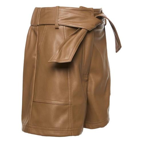 Girls' Love Daisy Pleather Belted Shorts - Primary Image
