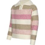 Girls' Love Daisy Colorblock Stripe Pullover Sweater - Thumbnail 2 of 3