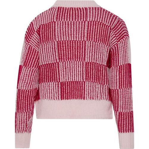 Girls' Love Daisy Checker Pullover Sweater - Primary Image