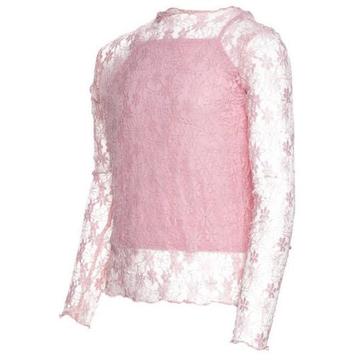 Girls' Love Daisy Lace Long Sleeve Shirt - Primary Image