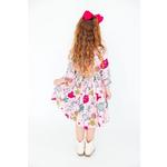 Toddler Girls' MILA & Rose Twirl Pocket 3/4 Sleeve Dress - Thumbnail 2 of 3