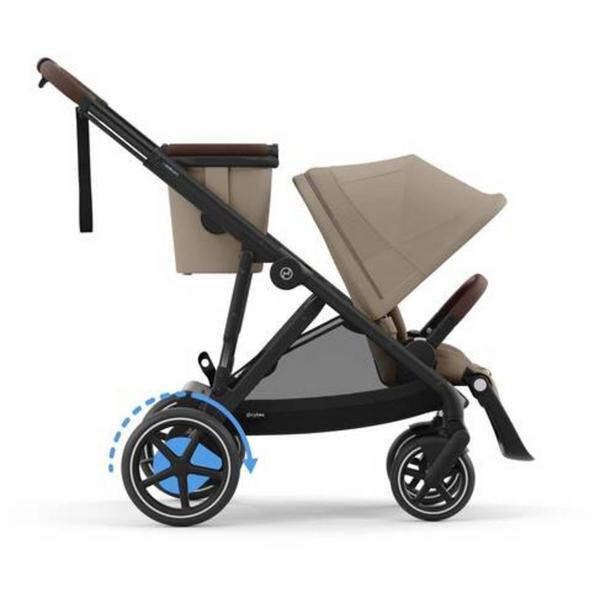 Cybex e-Gazelle S Stroller Almond Beige / Black