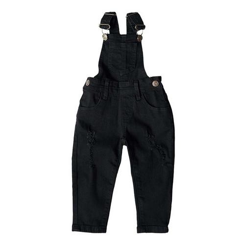 Kids Little Bipsy Denim Overalls - Primary Image